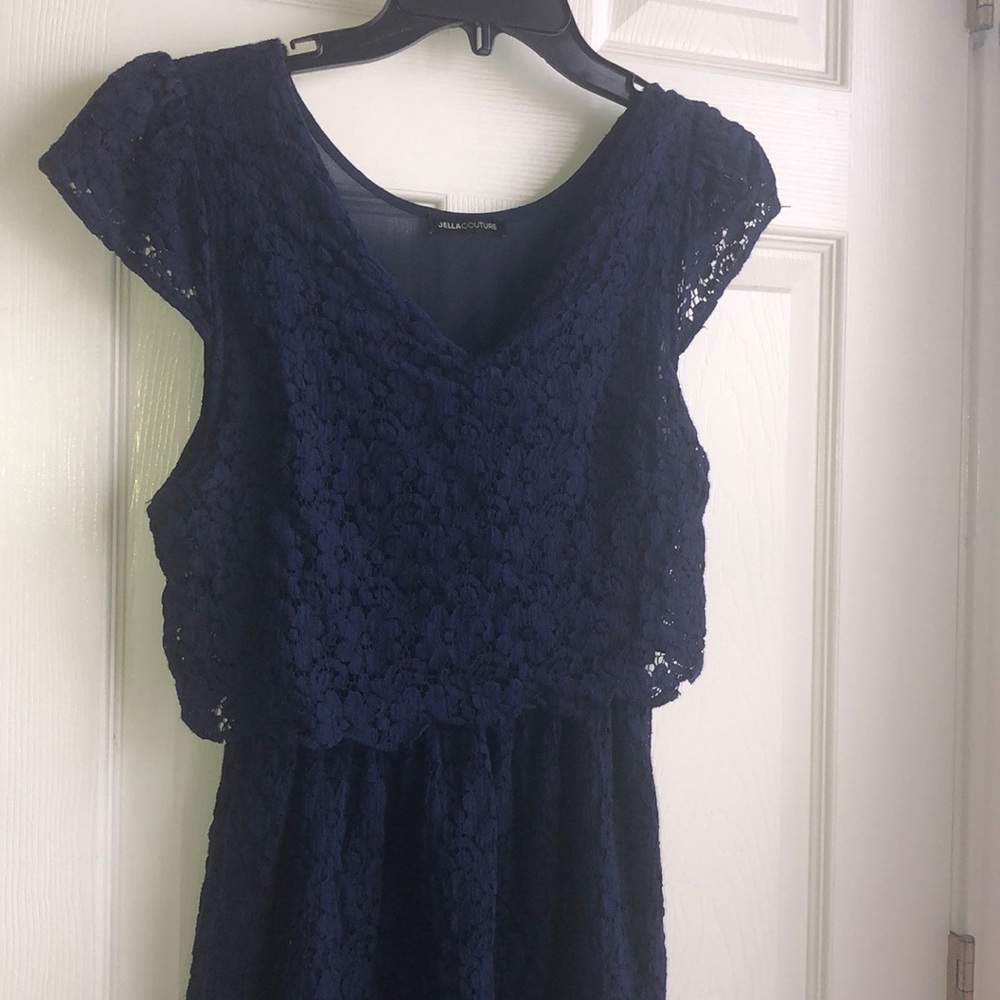 Blue dress